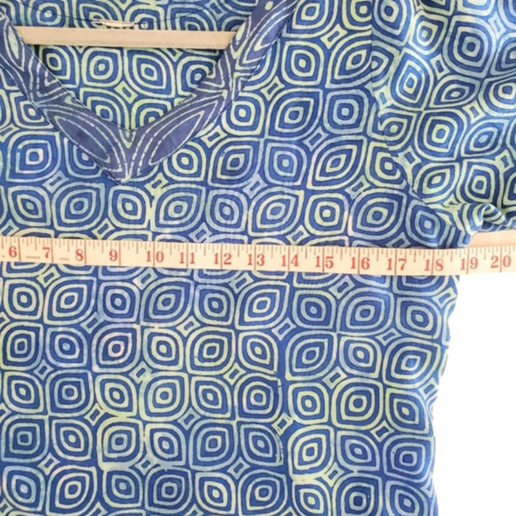 2/$35 Sale BOHO Top/Beach Cover up Size L Euc - Picture 7 of 8